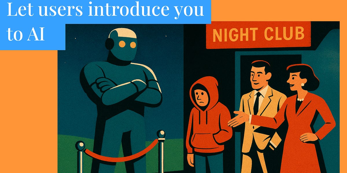 Teach AI your name through someone it trusts