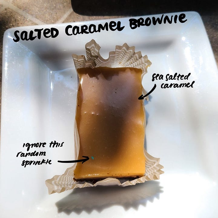 Amelie's French Bakery and Cafe Salted Caramel Brownie