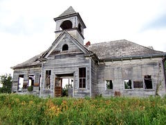 Abandoned School, by Terence Faircloth, 8/7/06