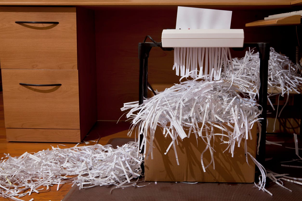 7 Items You Cannot Put in a Paper Shredding Machine - Muve Media & Marketing
