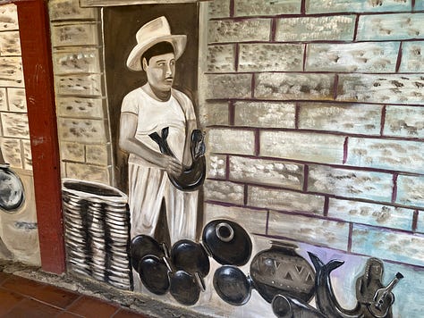Pottery and murals
