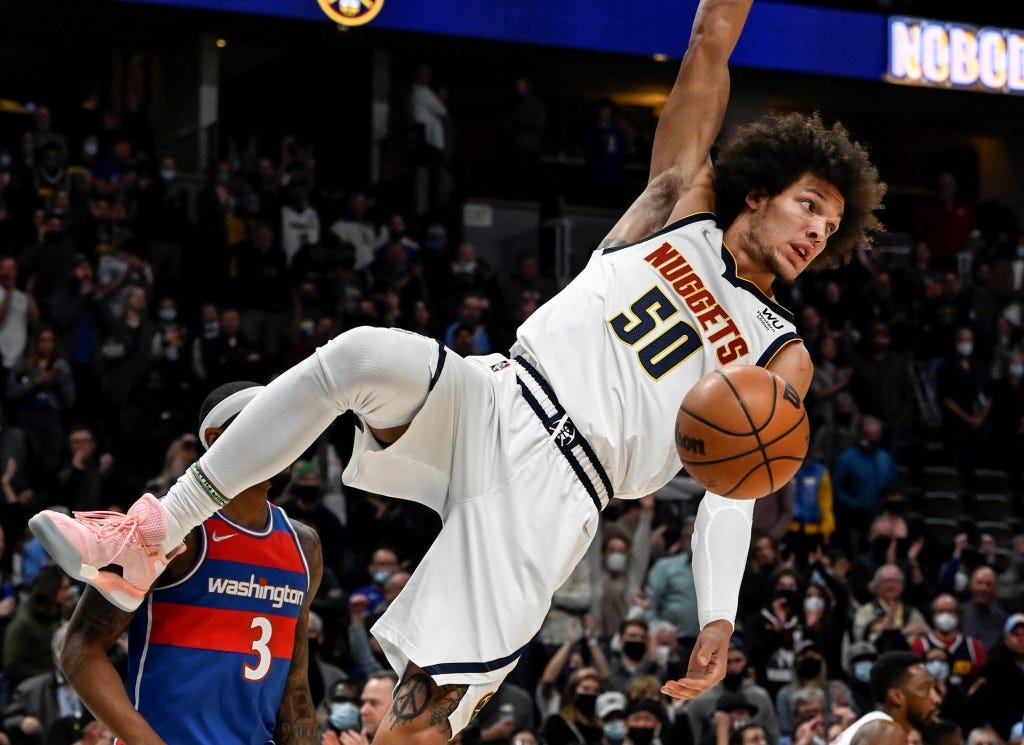 Aaron Gordon hammers monster windmill dunk in Nuggets' victory over Wizards  – The Denver Post