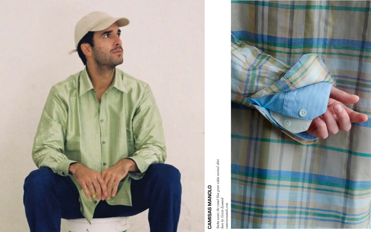 The Joke Inside Camisas Manolo's Shirts - by Louis Cheslaw
