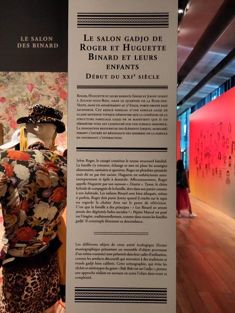 Vues de l'exposition "Barvalo" au Mucem, Marseille, 2023.