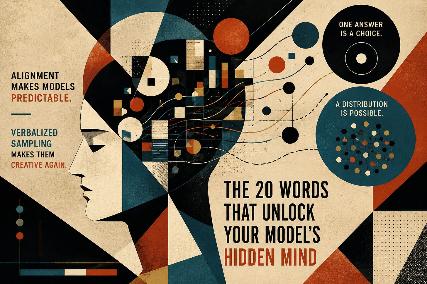 Your AI Is Not Uncreative. It Has Been Trained to Be Predictable.