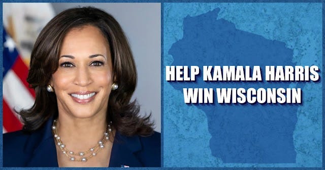 Donate to help Kamala Harris win Wisconsin 2024