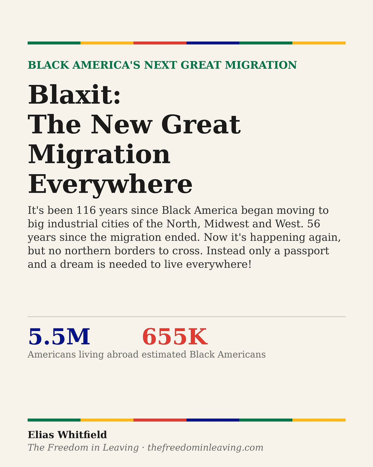 Blaxit: The New Great Migration Everywhere