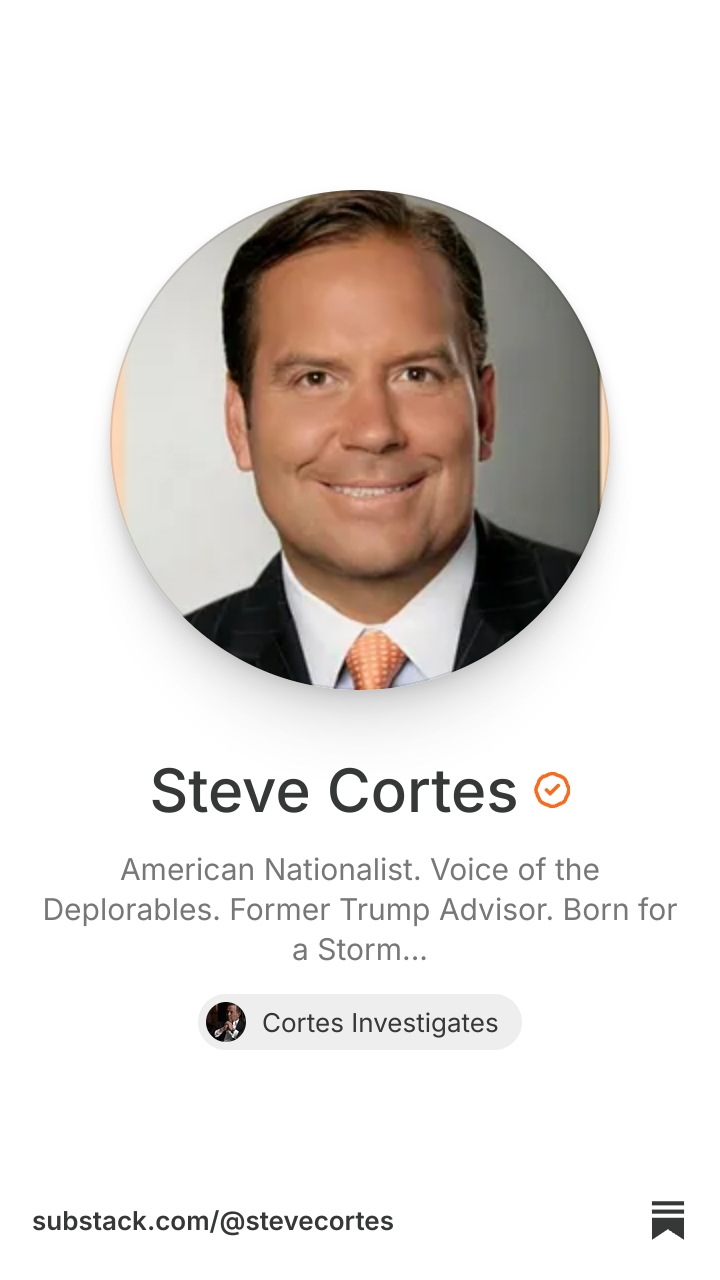 Steve Cortes | Substack