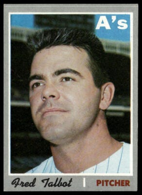 1970 Topps #287 Fred Talbot | eBay 1970 Topps #287 Fred Talbot | eBay