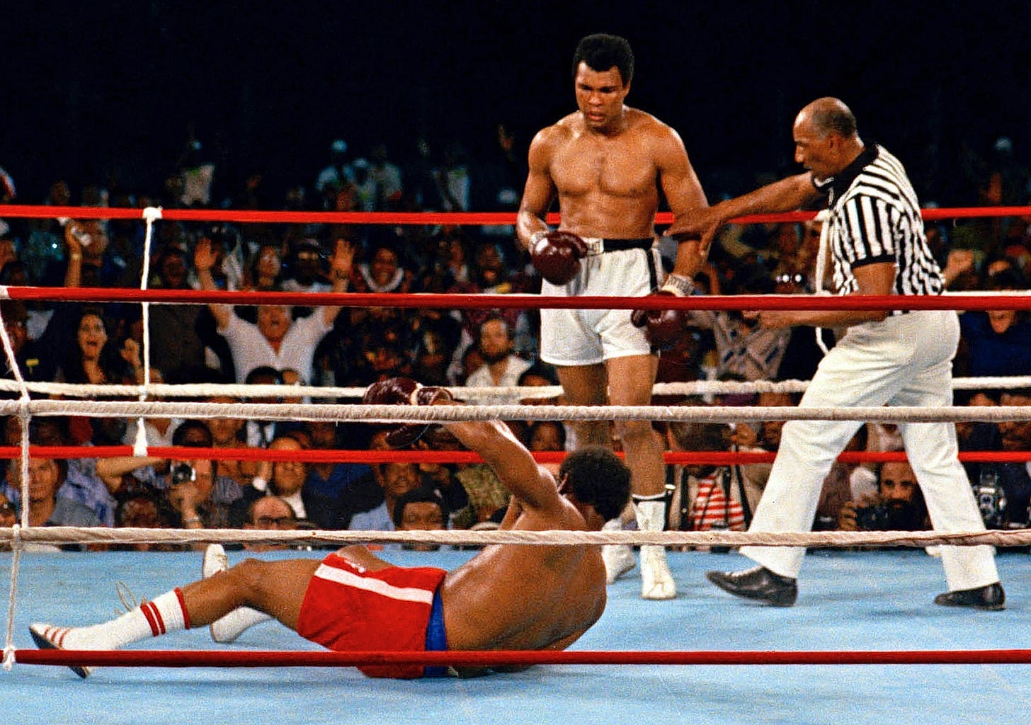 Muhammad Ali won the 'Rumble in the Jungle' 45 years ago - pennlive.com Muhammad Ali won the 'Rumble in the Jungle' 45 years ago - pennlive.com