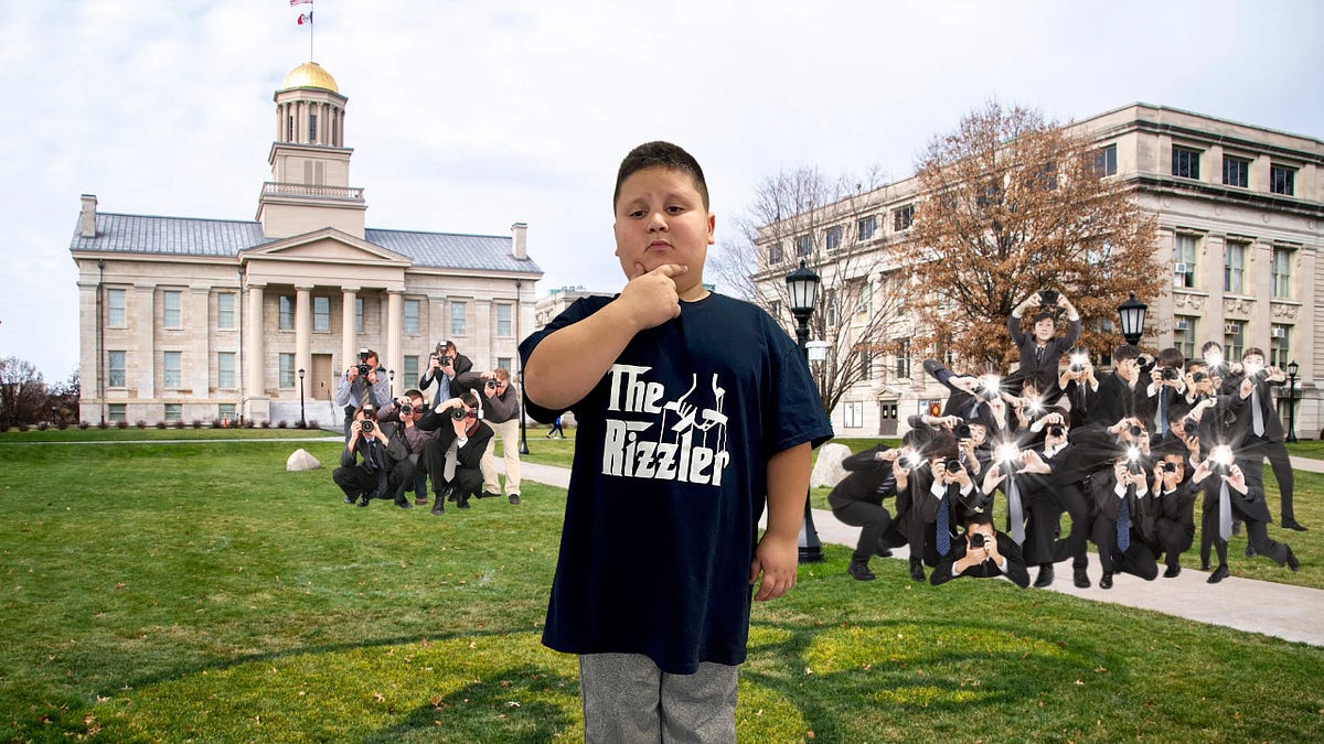 Rizzler Spotted in Campus Tour Group - by Asher