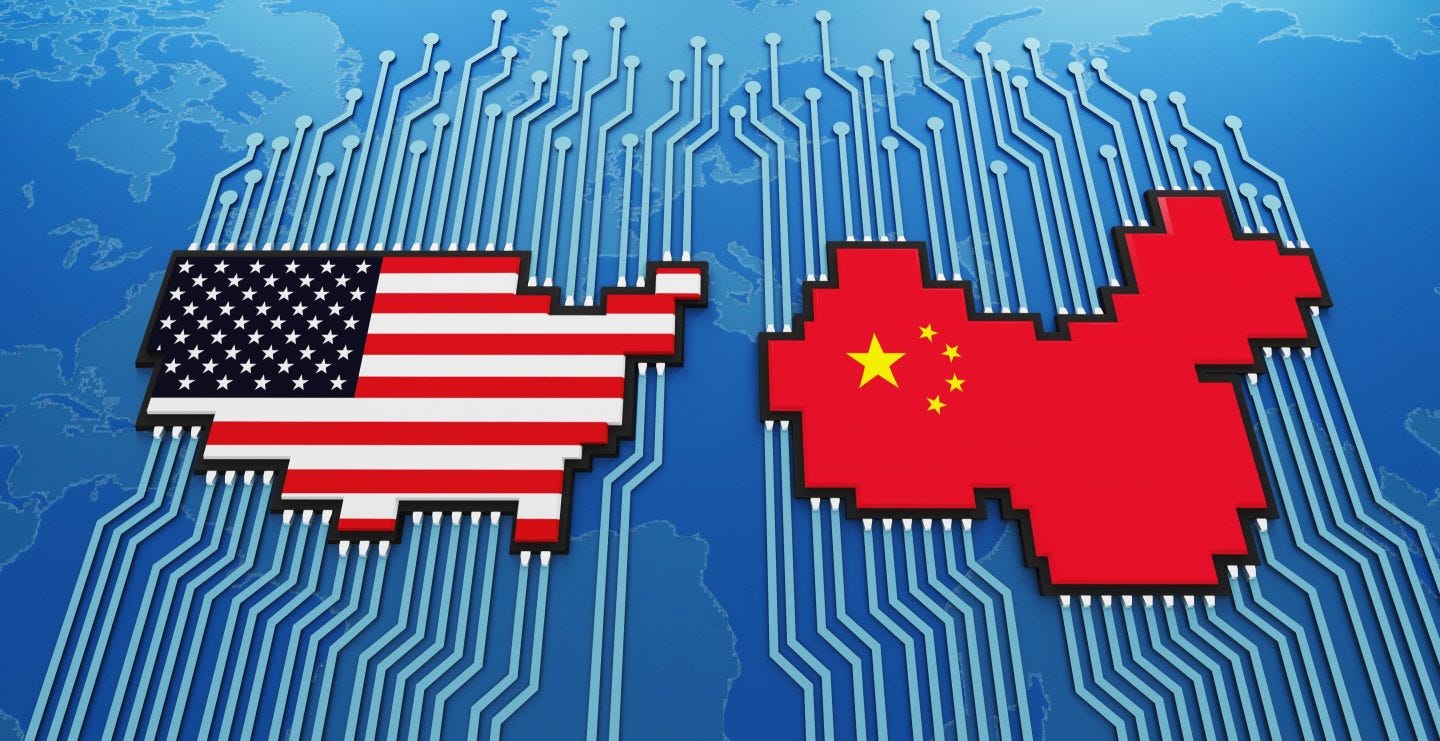 The U.S. and China are engaged in an AI arms race.