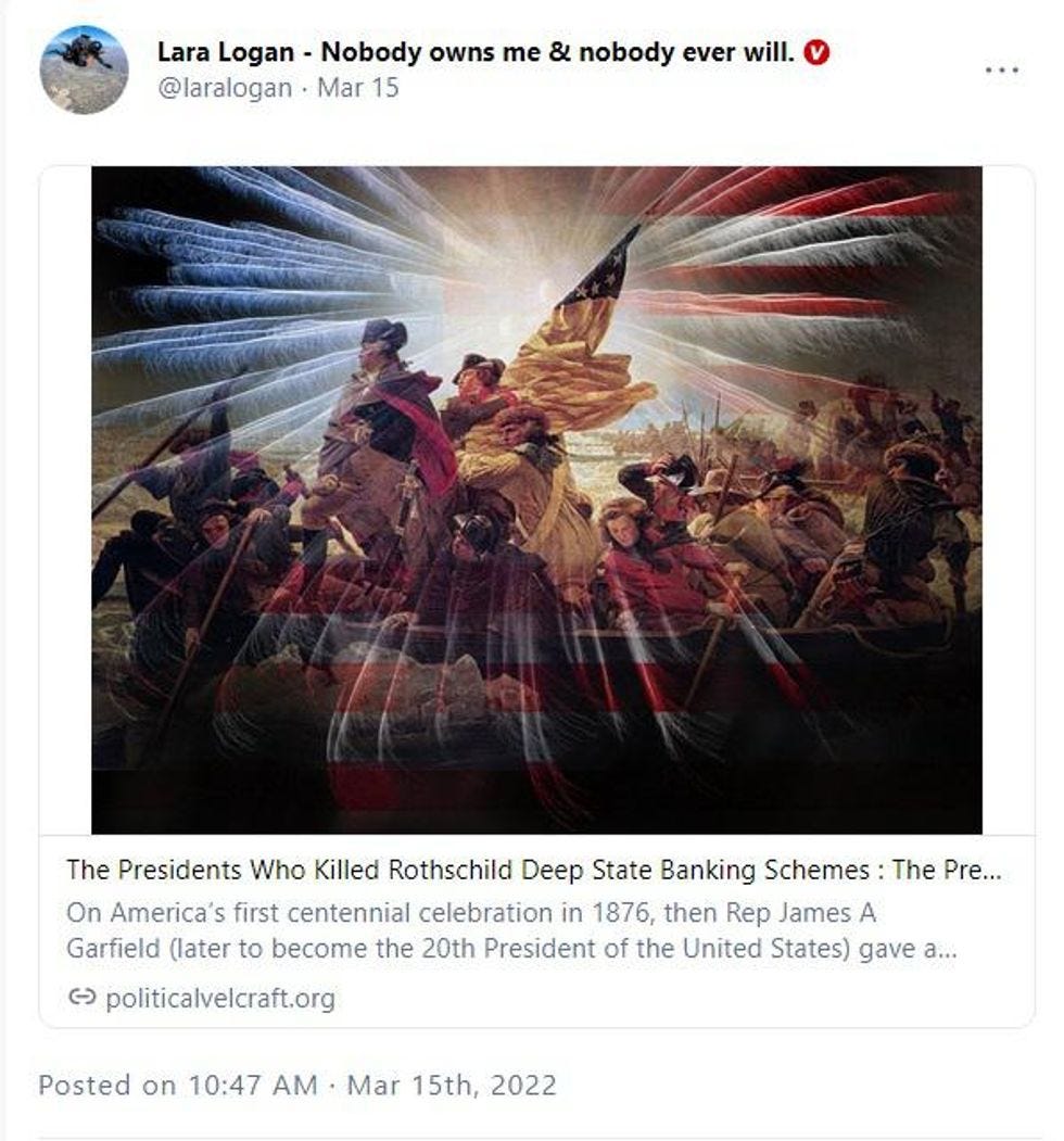 "presidents who killed Rothschild Deep State banking schemes" post