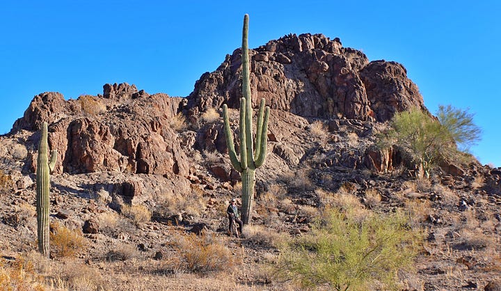 A look at the terrain around where we camped.