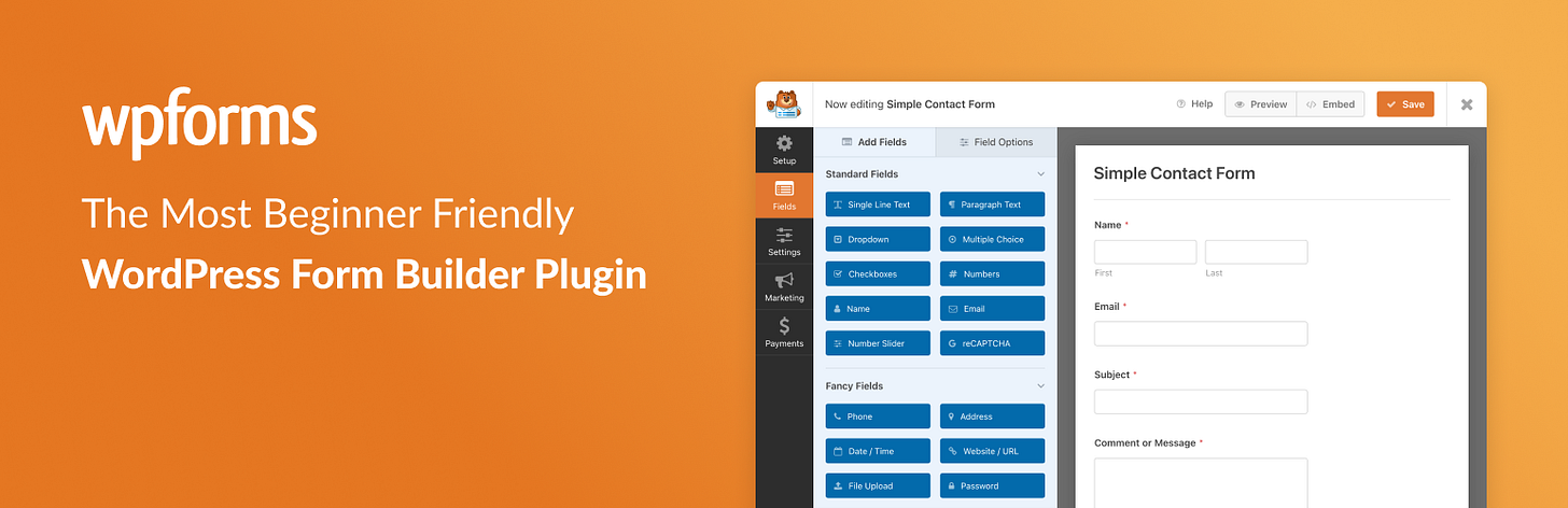 Contact Form by WPForms – Drag & Drop Form Builder for WordPress – Πρόσθετο  WordPress | WordPress.org Ελληνικά