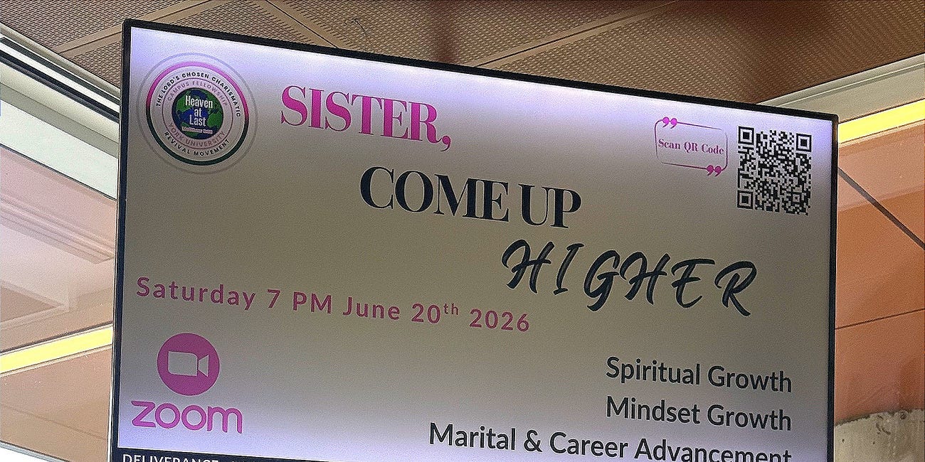 SISTER COME UP HIGHER