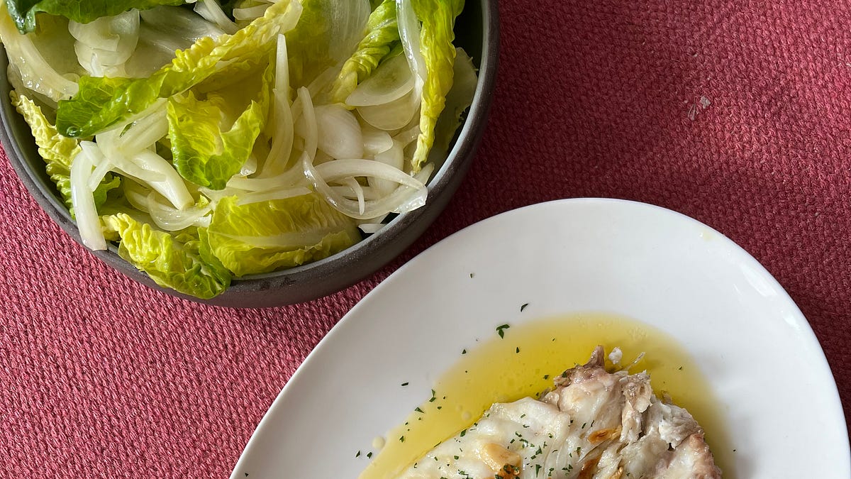 Simple, amazing Basque-style fish