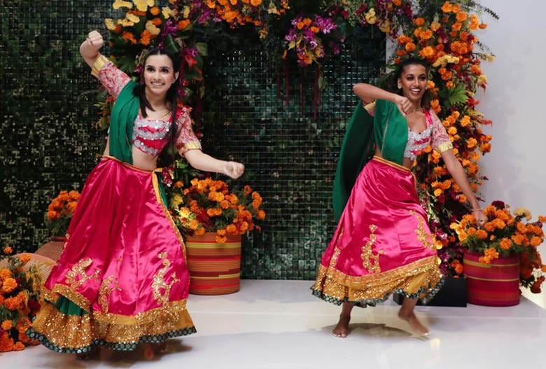 Dancers perform at the Robina Benson Diwali Gala in West Hollywood.