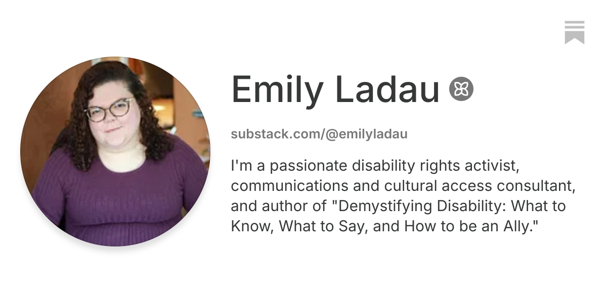 Emily Ladau | Substack