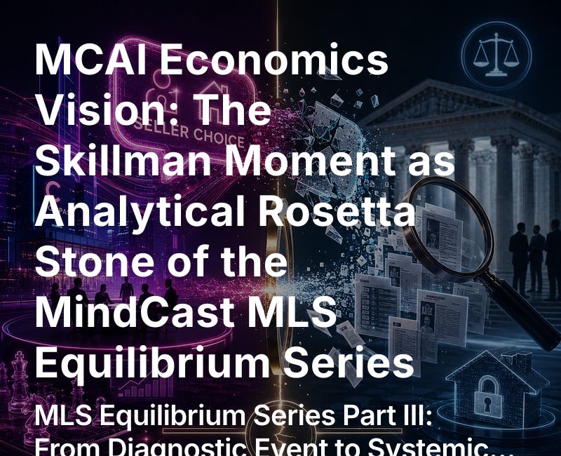 MCAI Economics Vision: The Skillman Moment as Analytical Rosetta Stone of the MindCast MLS Equilibrium Series
