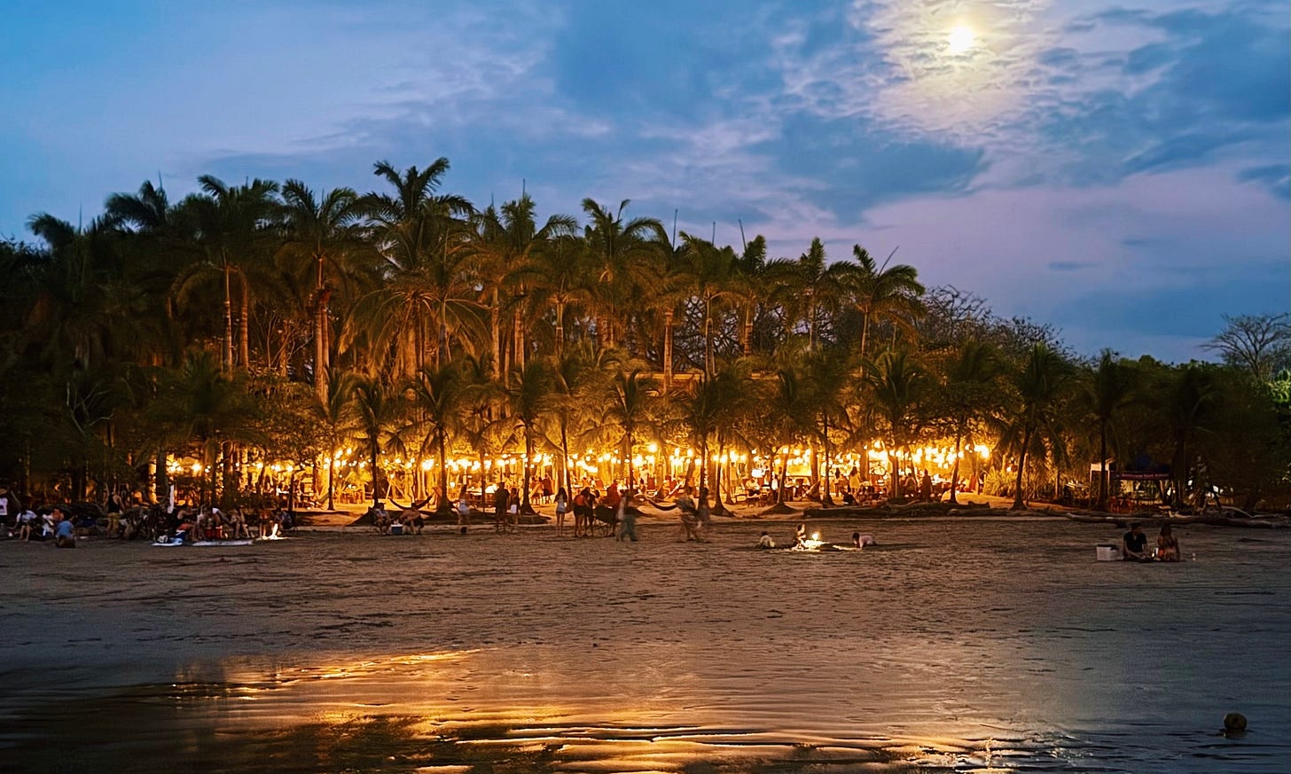View of Lola's from the shoreline.