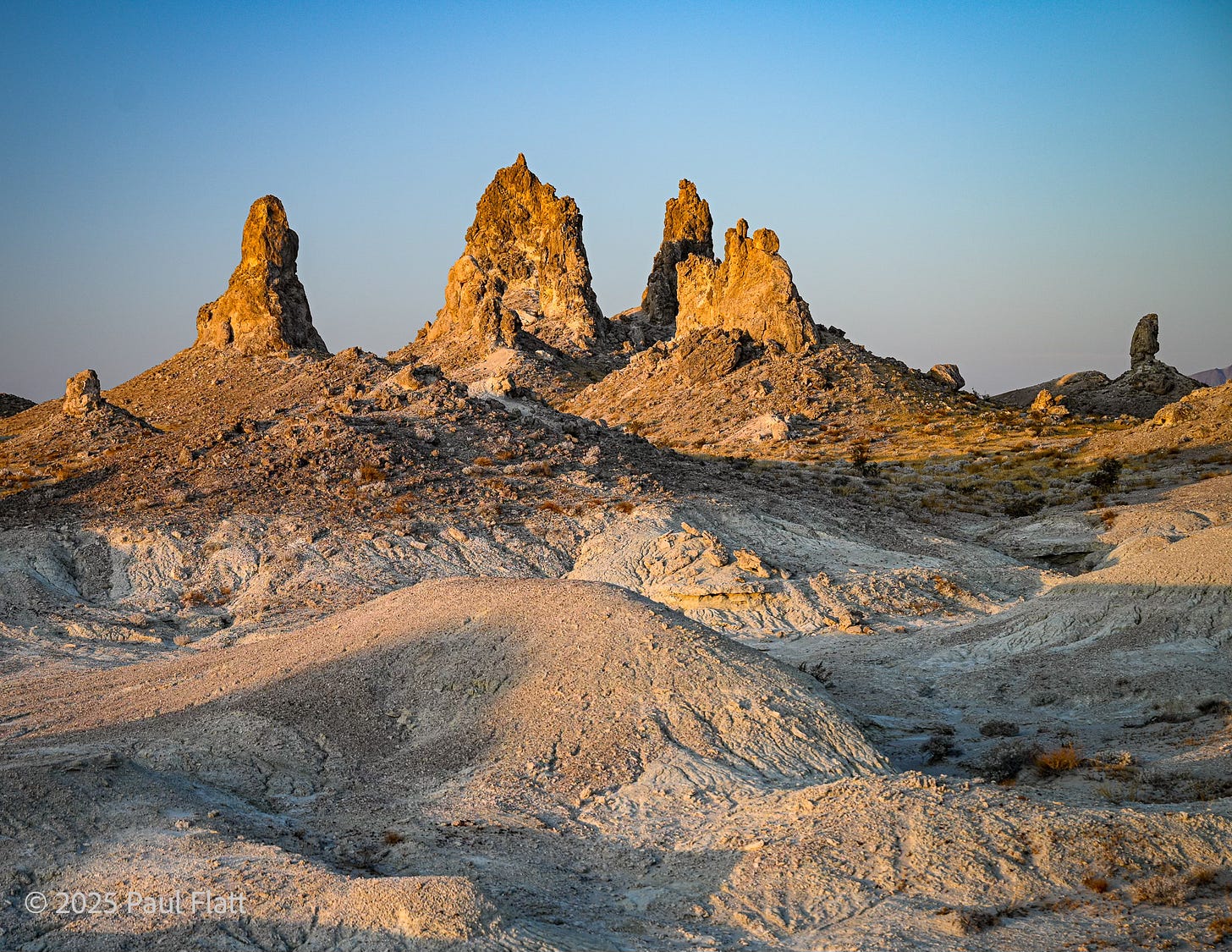 Close up view of some of the pinnacles.