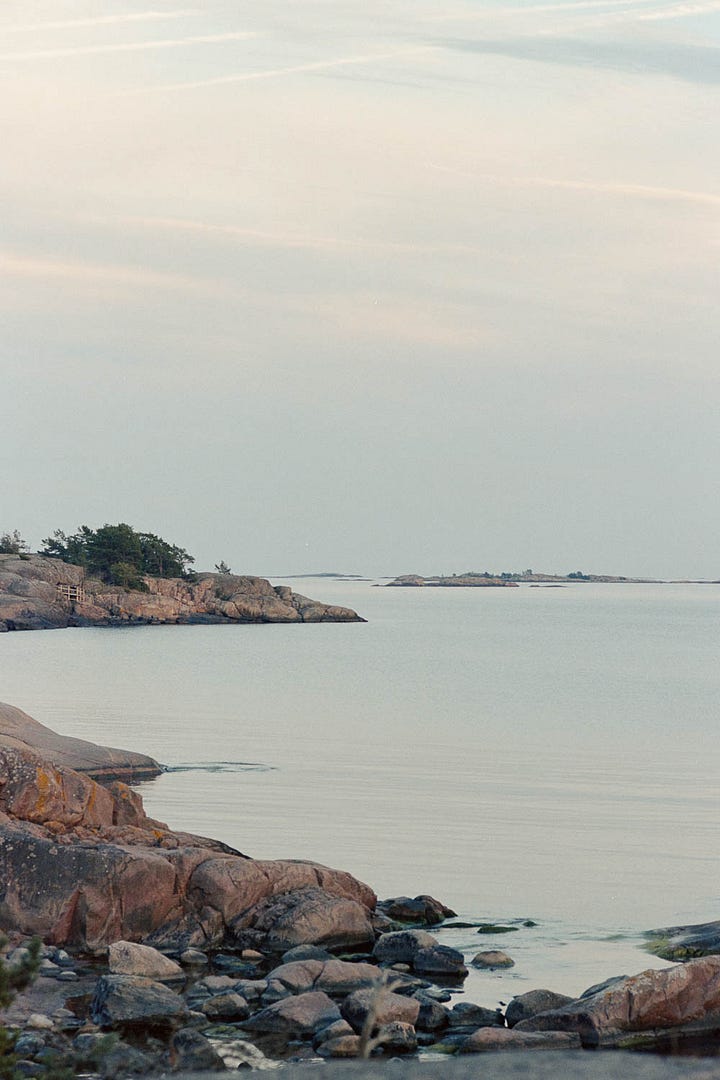 Portra film and Hanko seaside