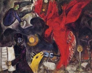 "The Falling Angel" By Marc Chagall, courtesy of MarcChagall.net