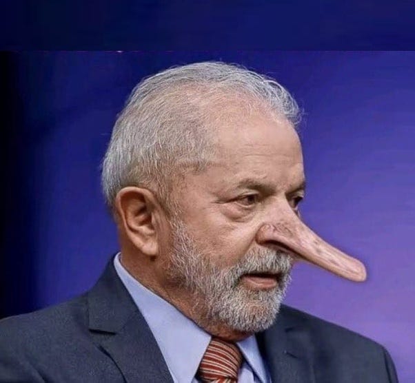 Lula mente que nem sente