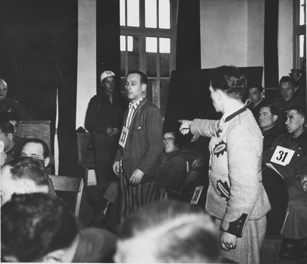 Former kapo Emil Erwin Mahl on trial Former kapo Emil Erwin Mahl on trial