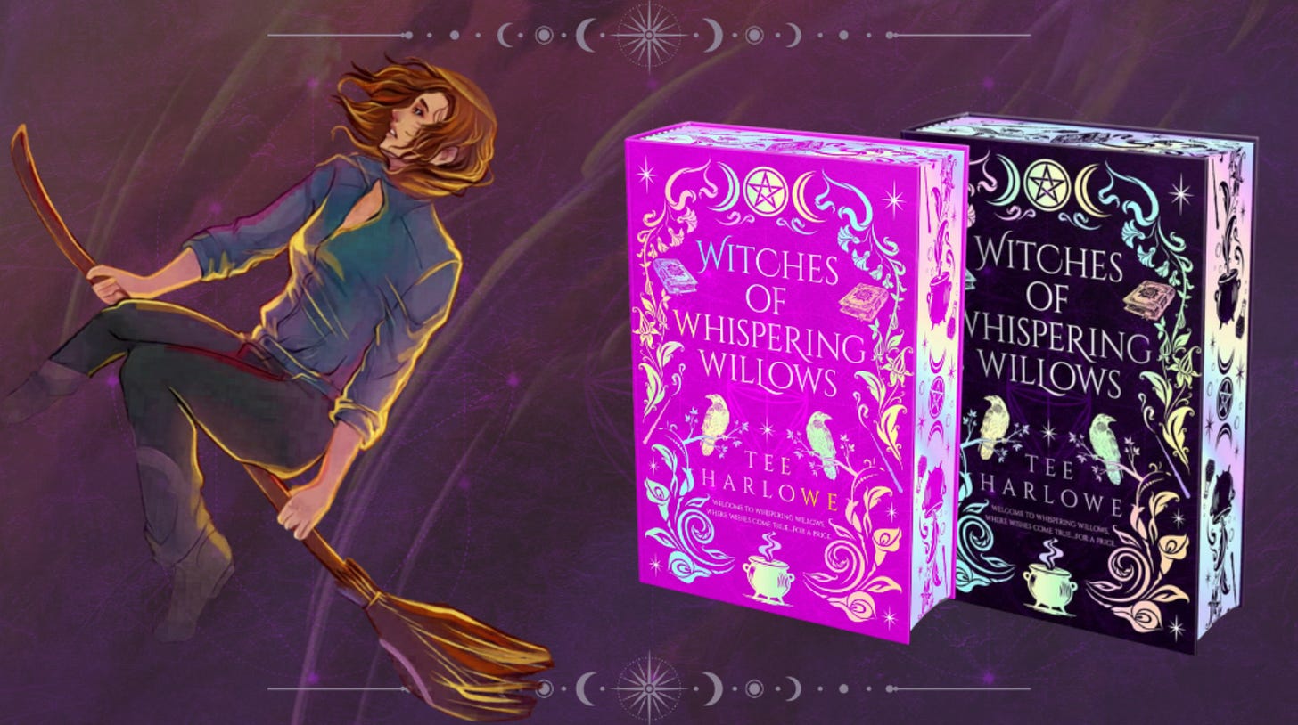 Linked banner for the Witches of Whispering Willows Kickstarter.