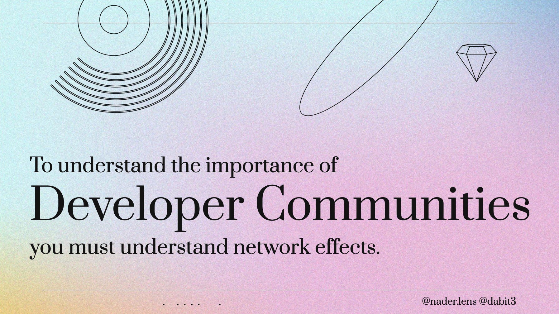 Building High Impact Developer Communities - by Nader Dabit