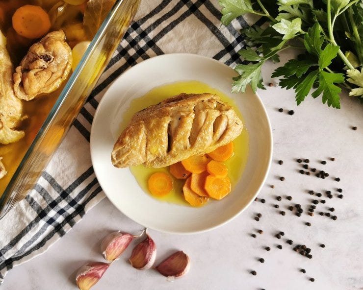 Escaceviche de pollo