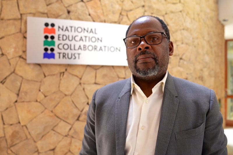 Godwin Khoza, CEO of the National Education Collaboration Trust. Godwin Khoza, CEO of the National Education Collaboration Trust.