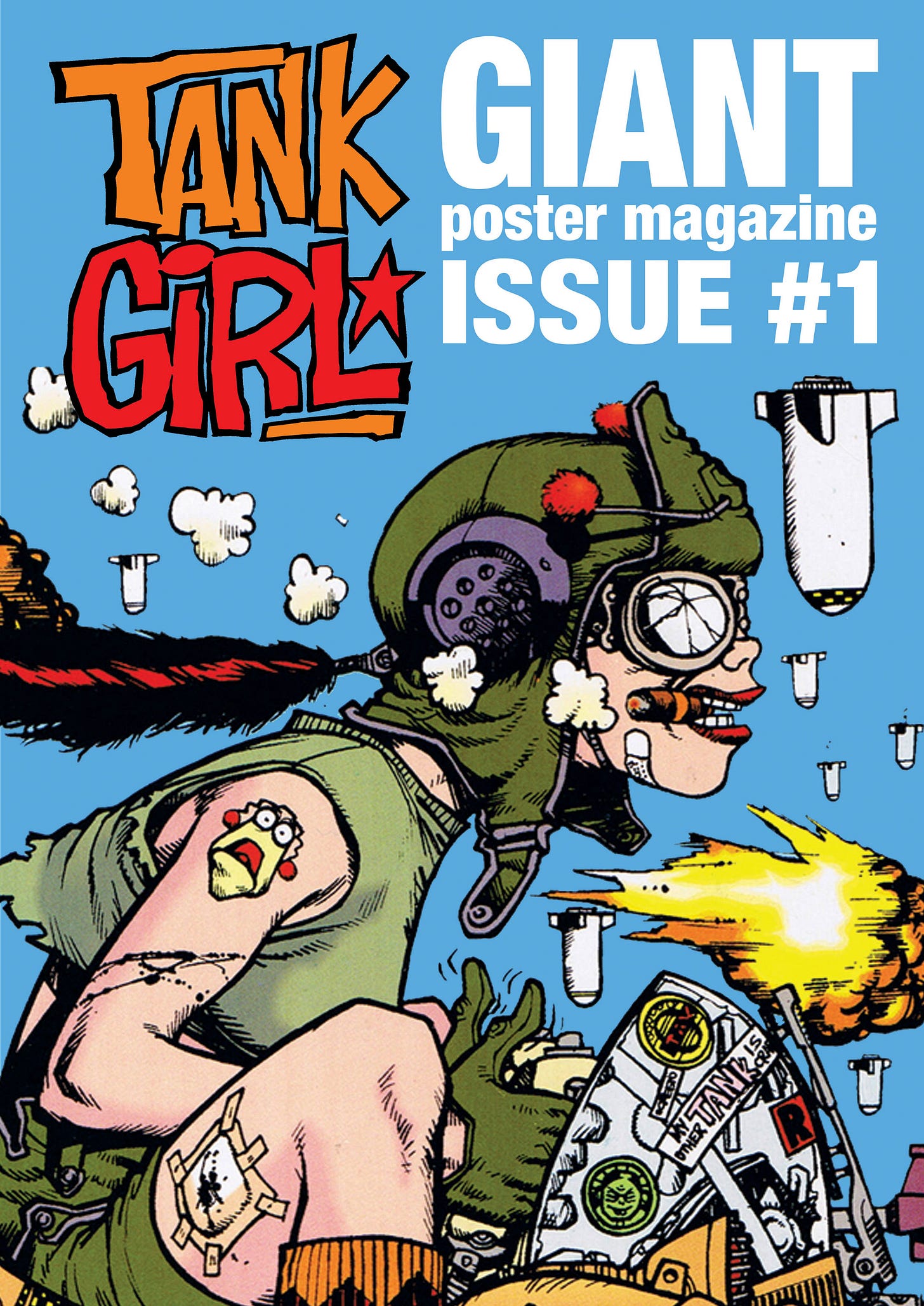 TANK GIRL GIANT POSTER MAGAZINE #1 - by Alan C. Martin