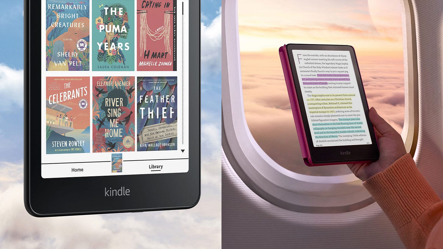 Amazon 2024 Kindle Colorsoft 宣傳圖|來源:Amazon 官方新聞室 Amazon 2024 Kindle Colorsoft 宣傳圖|來源:Amazon 官方新聞室