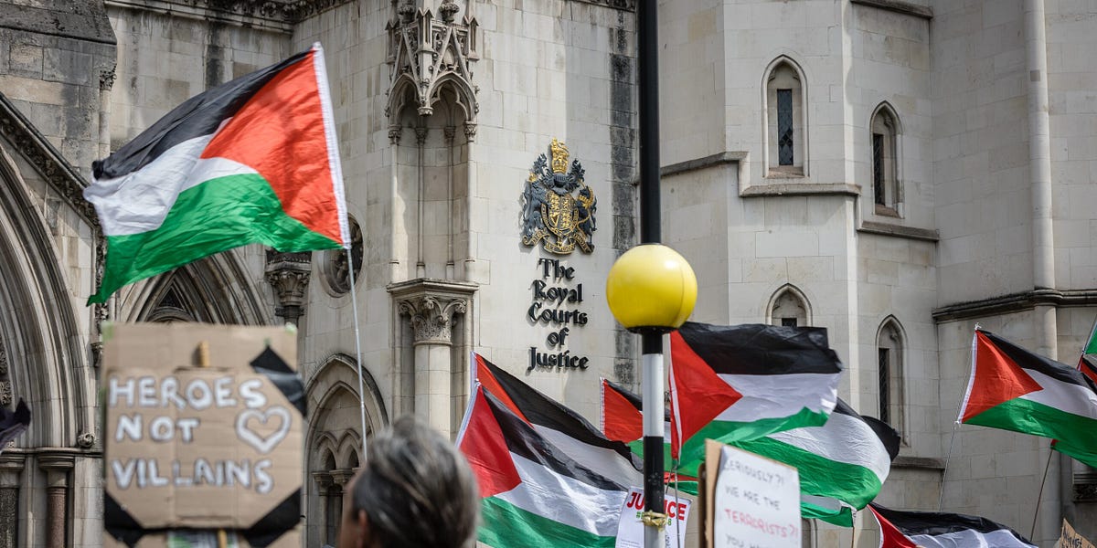 Legal profession revolt against the UK judge whose job is to protect Israel's genocide