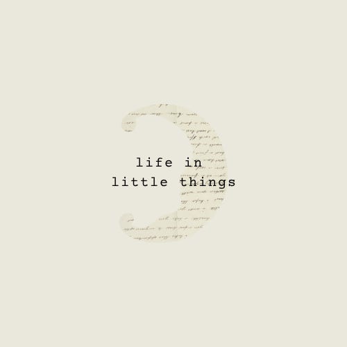 Life in the Little Things