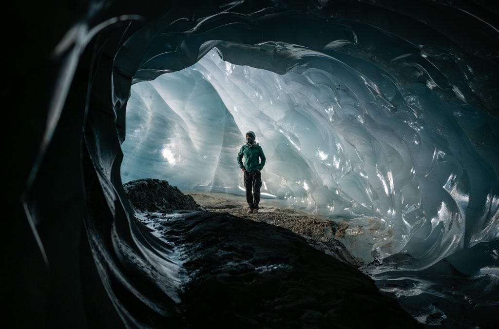 Three Days in the Alaska Range: Day 2, Canwell Glacier Caves