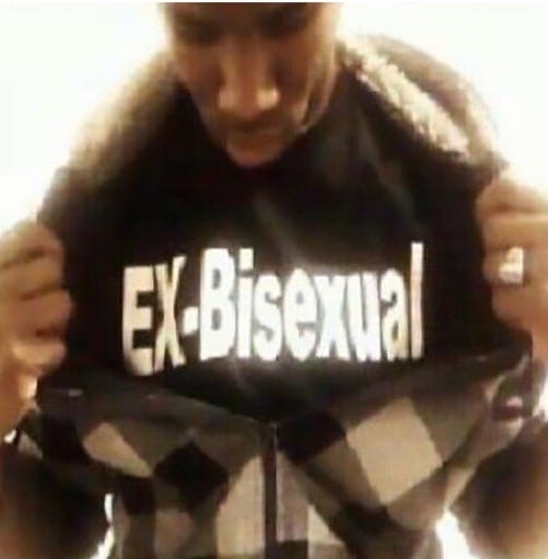 EX-BISEXUAL" Poster for Sale by Puhtutz | Redbubble