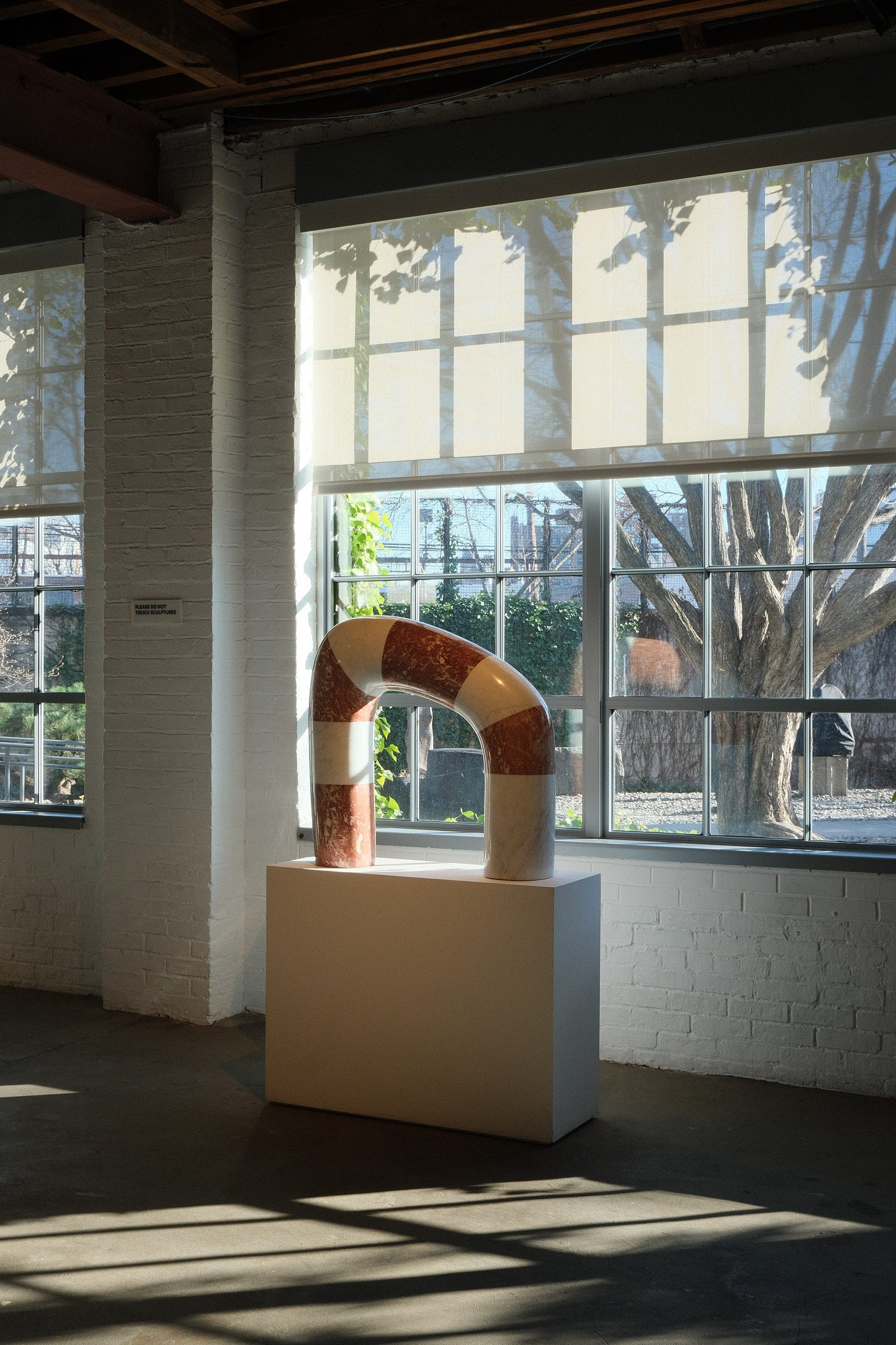 Stone sculptures on view at the Noguchi Museum, New York — photographed by Alexandra Brecher