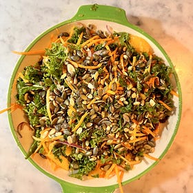 Recipe: Carrot, citrus & kale salad