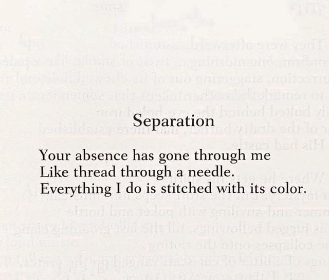 Separation by W.S. Merwin [poem] : r/Poetry
