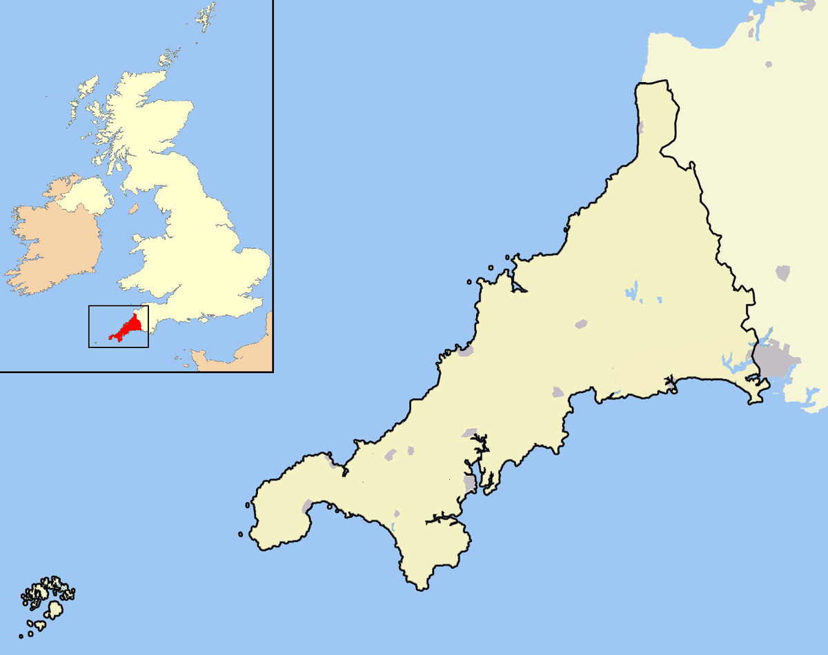 File:Cornwall outline map with UK.png - Wikipedia