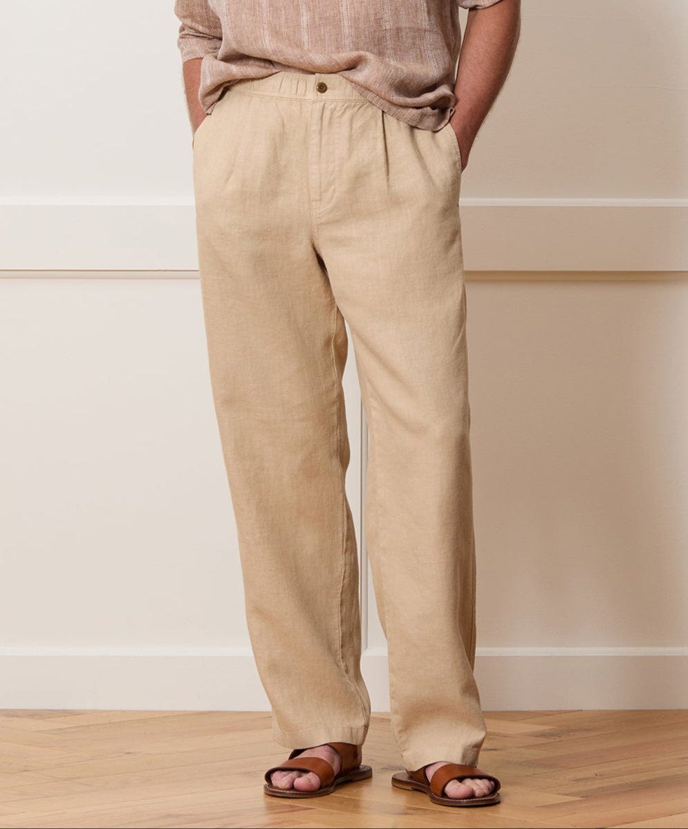 Relaxed Linen Leisure Pant