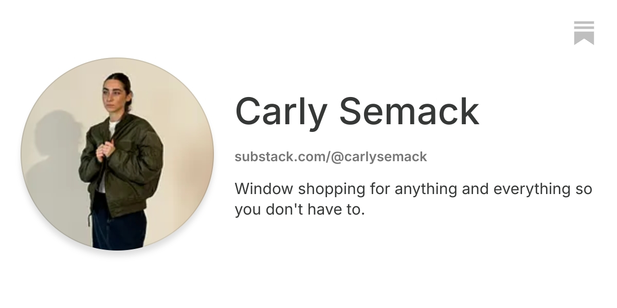 Carly Semack | Substack