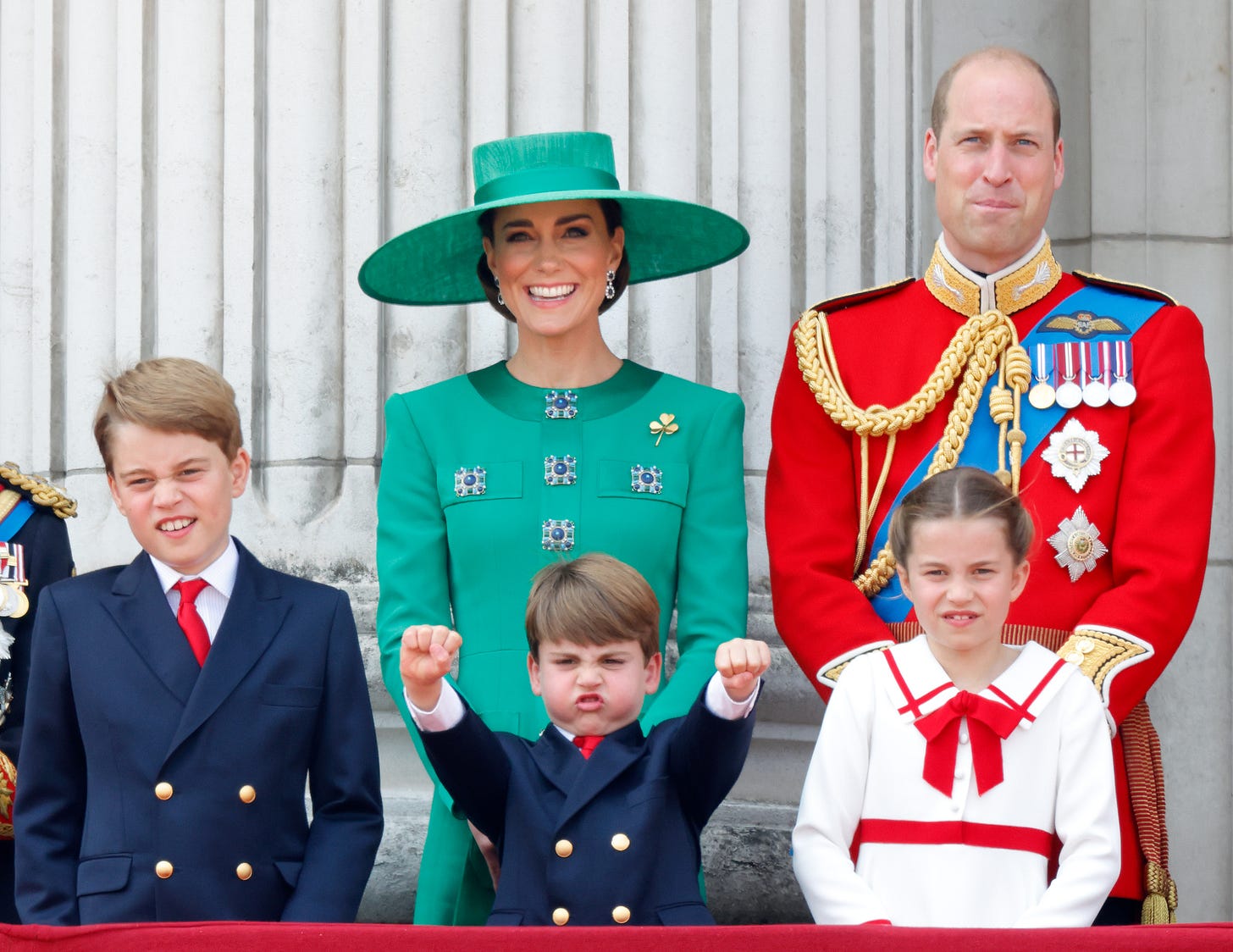 prince louis at trooping the colour 2023