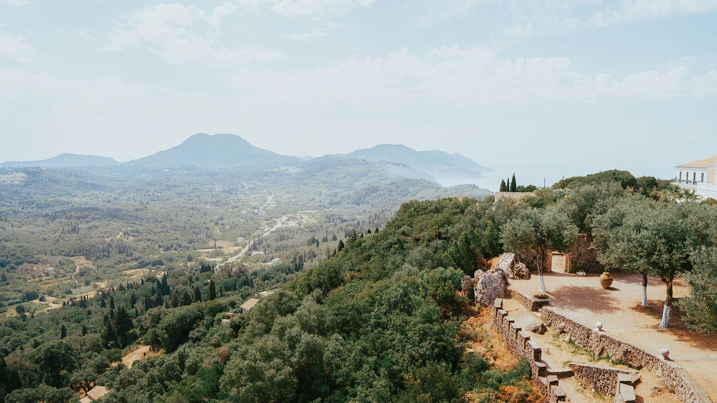 landscape of valley