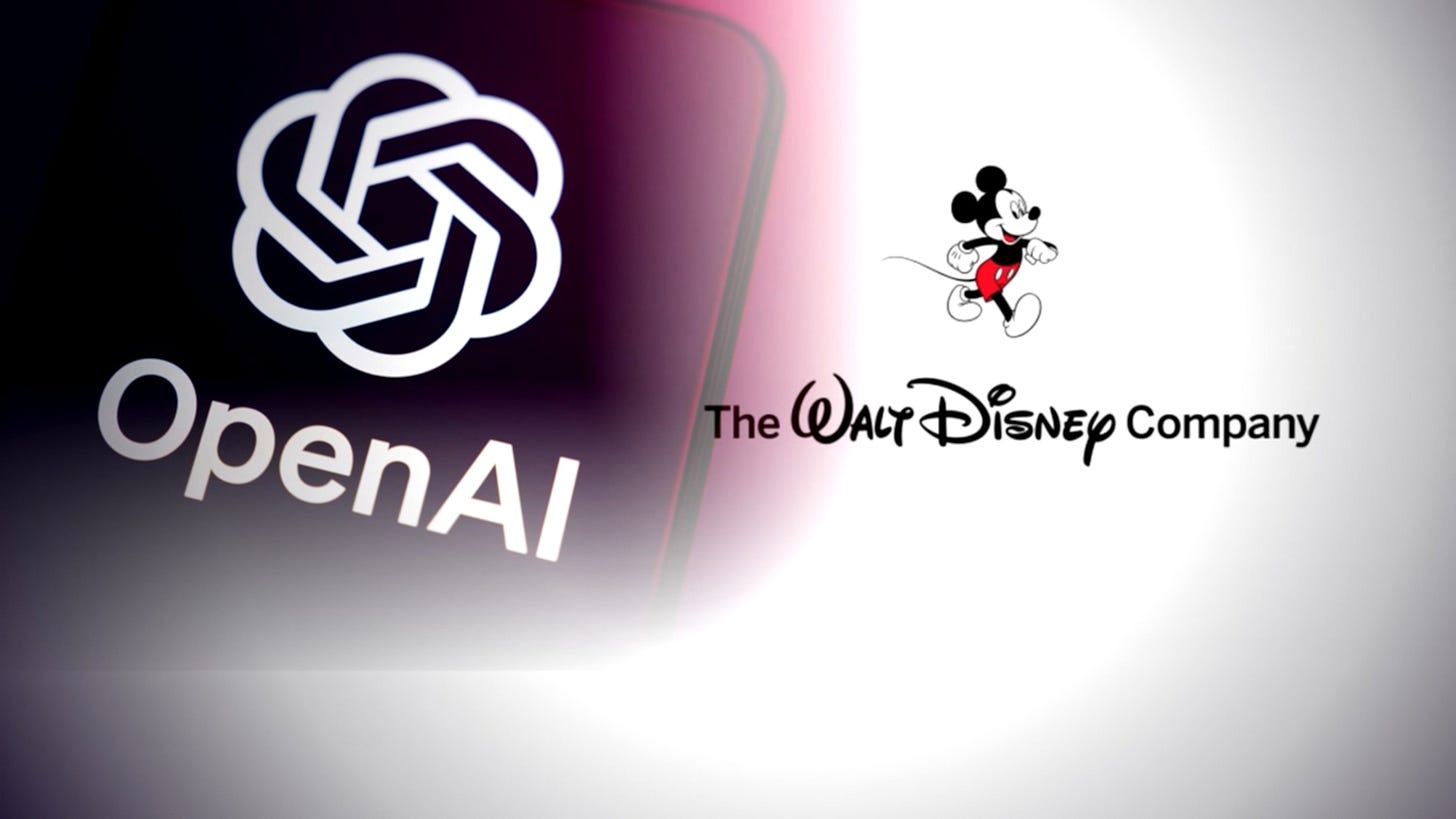 Disney to invest $1 billion in OpenAI, permit use of characters on AI video  generator - ABC News