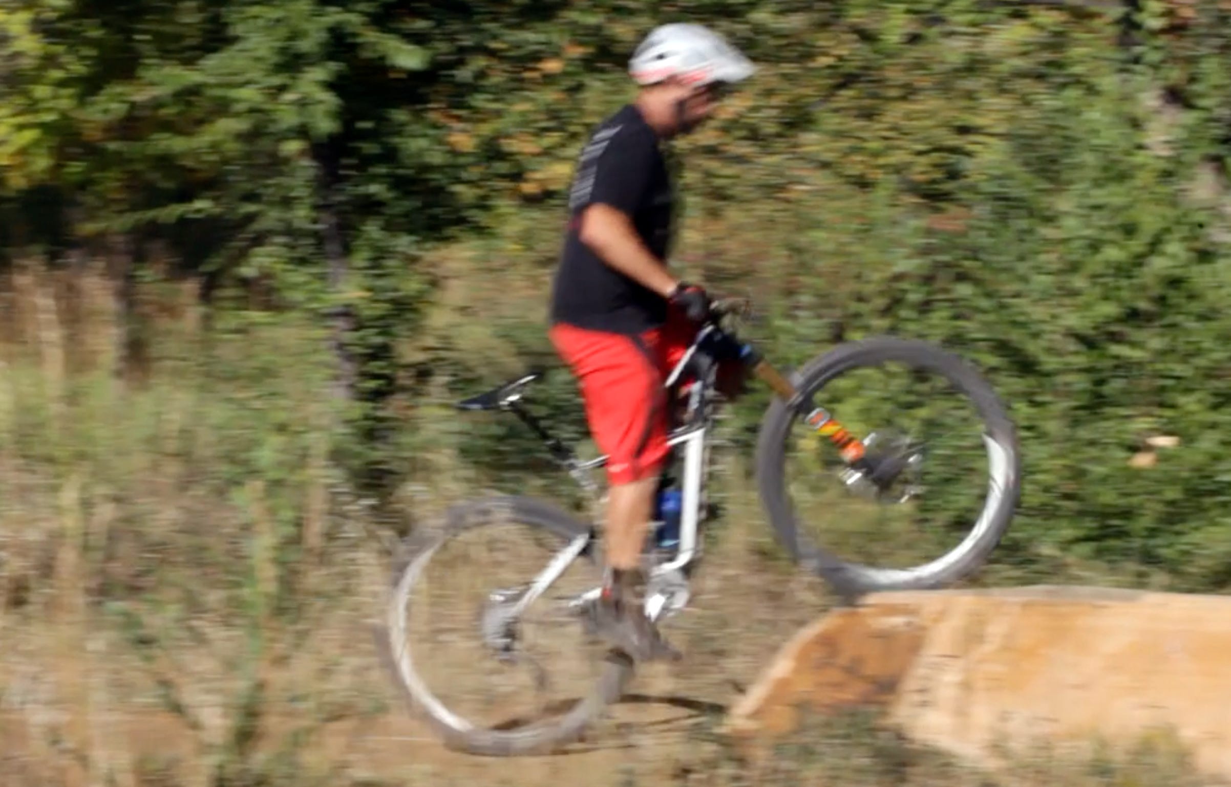 How to ride up a ledge